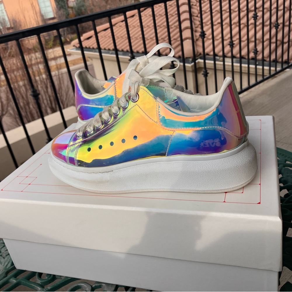 Alexander McQueen Iridescent Athletic Shoes